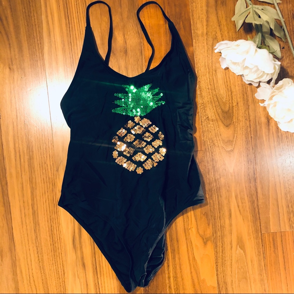 Pineapple bathing suit